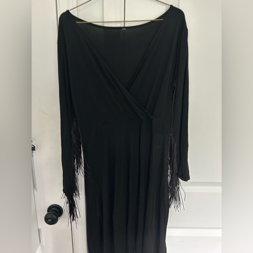 Cowboy Black Fringe Dress